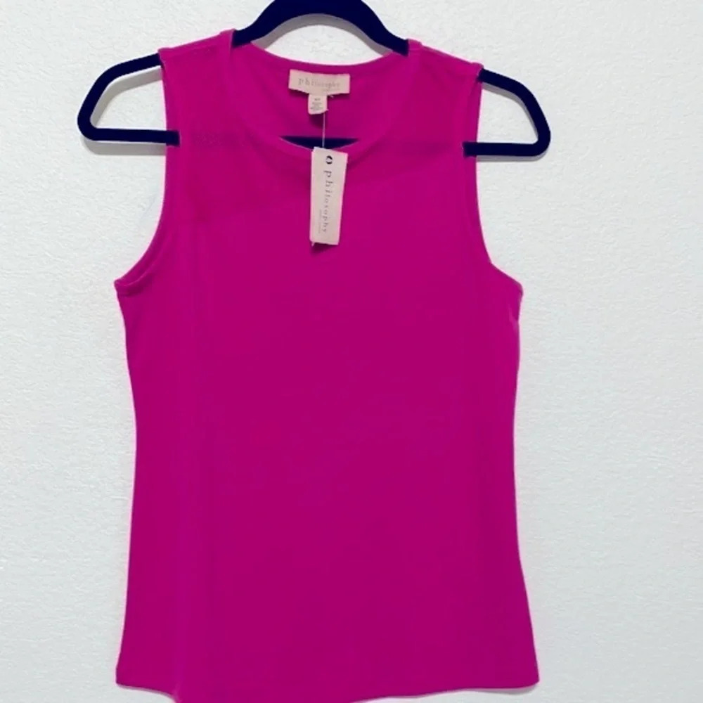Philosophy NWT Fuchsia Sleeveless Top